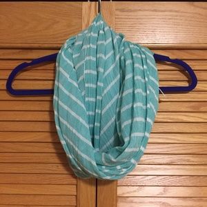 Mint Striped Scarf
